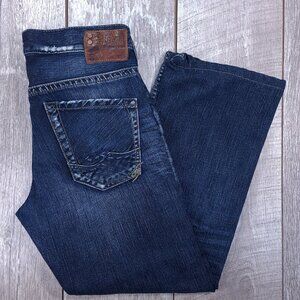 Silver Jeans Mens 29x27 Grayson Easy Fit Straight Leg Dark Wash Denim Pants